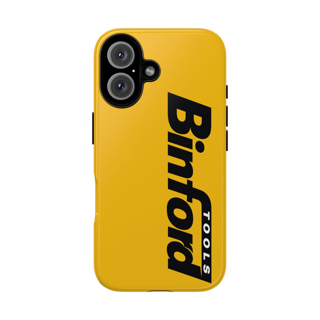 Phone Case — Yellow "Binford Tools" Tough Protective Case