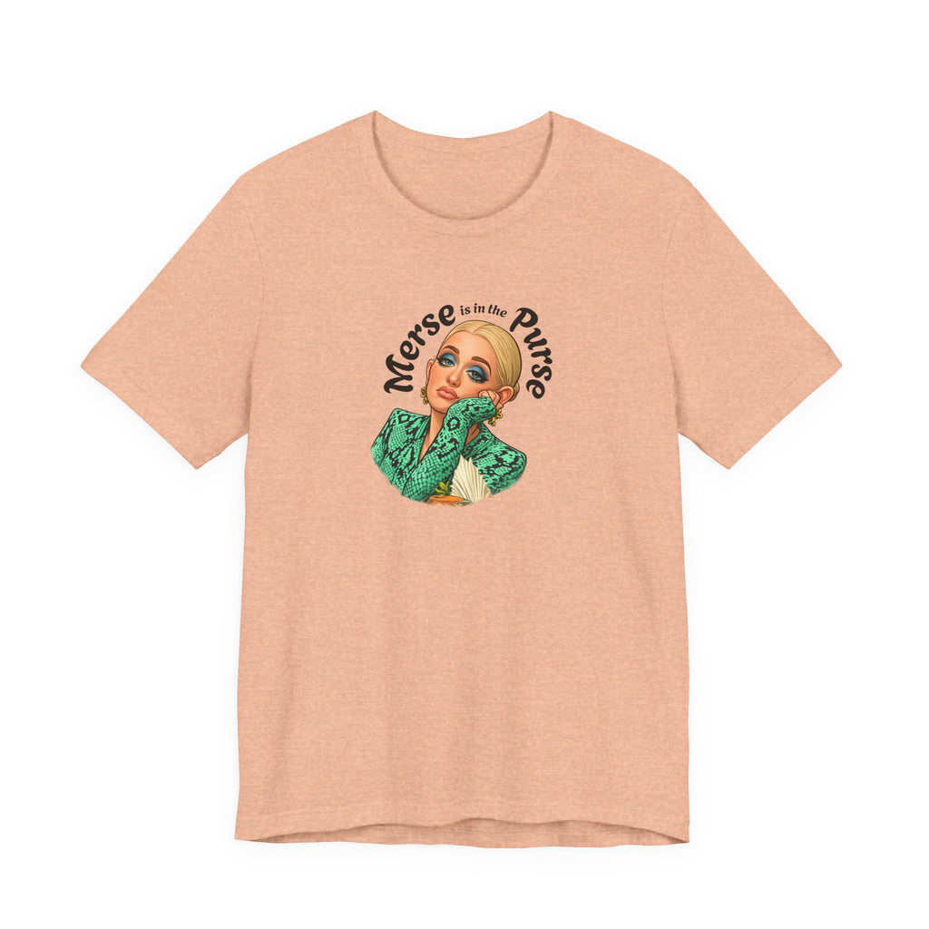 Retro Glam Tee — "Merse is in the Purse" Vintage Pinup Graphic Shirt