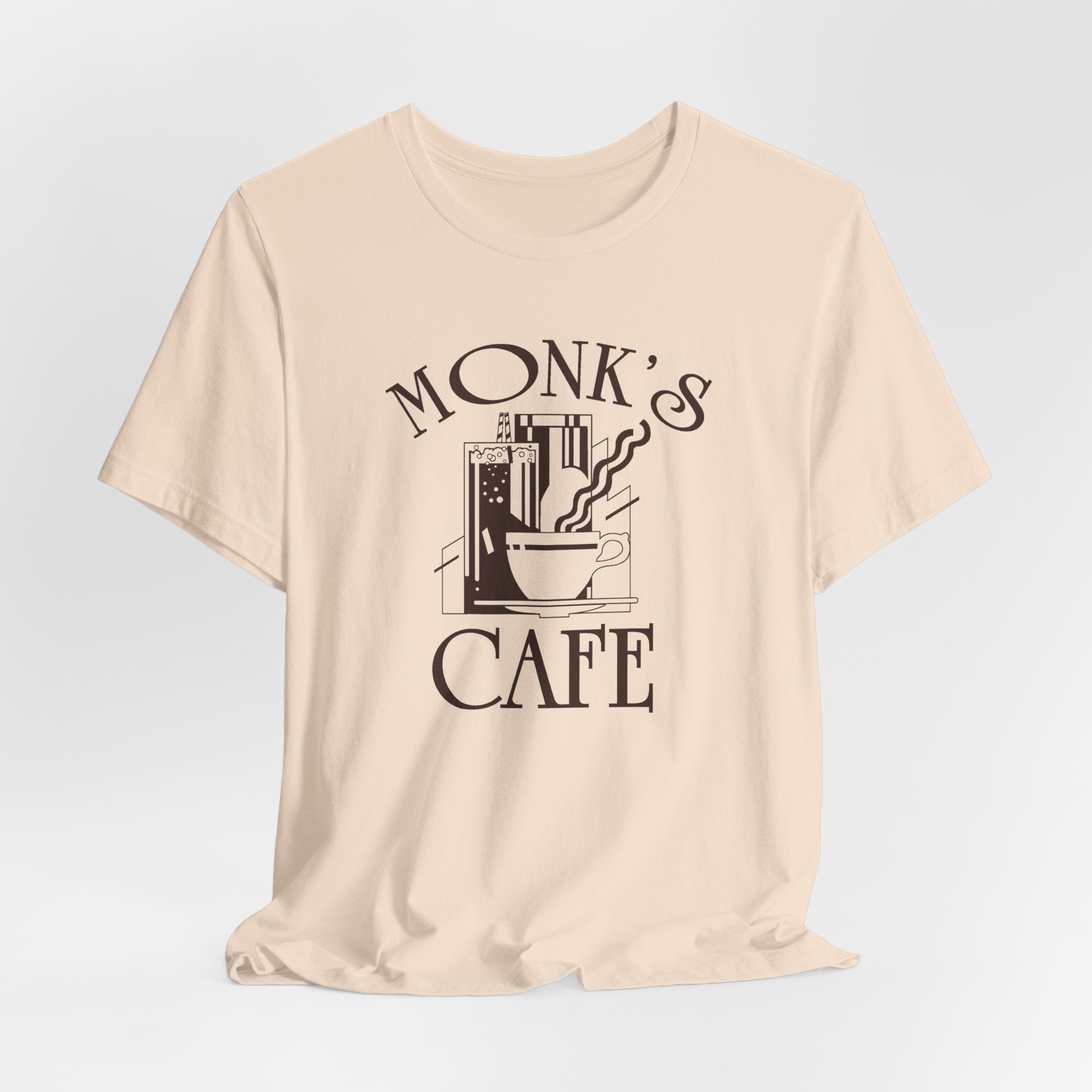 Monk's Cafe T‑Shirt — Vintage Coffee Shop Tee | Seinfeld