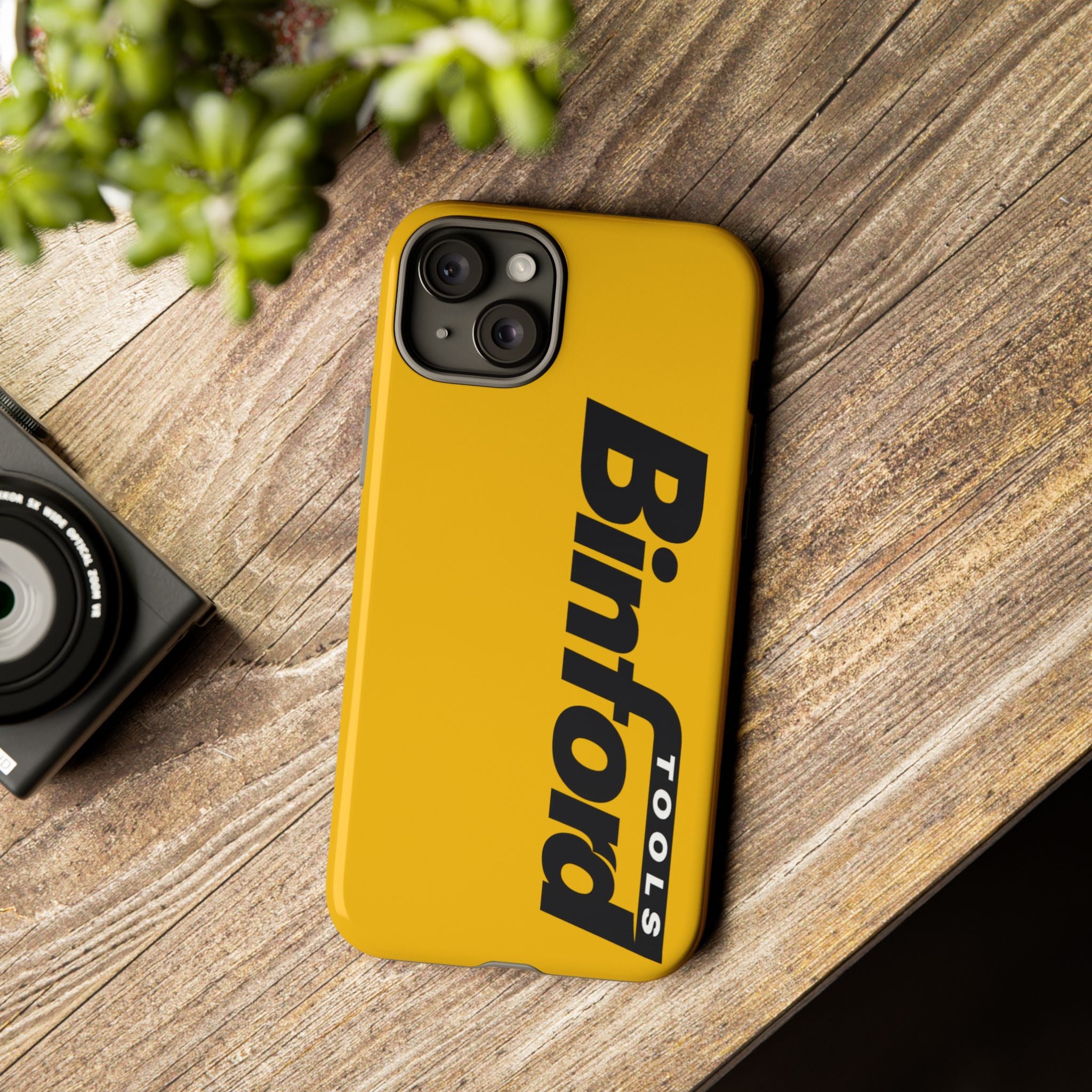 Phone Case — Yellow "Binford Tools" Tough Protective Case