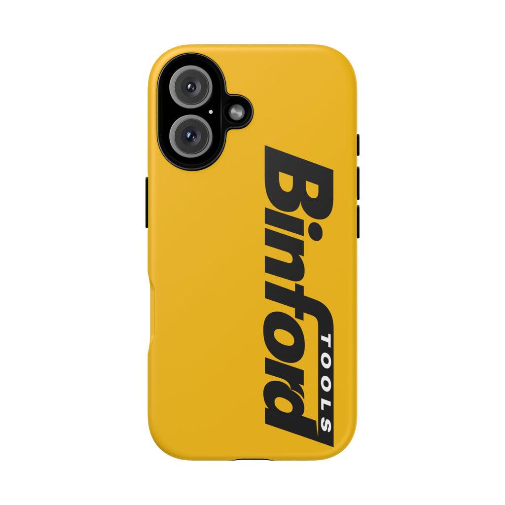 Phone Case — Yellow "Binford Tools" Tough Protective Case