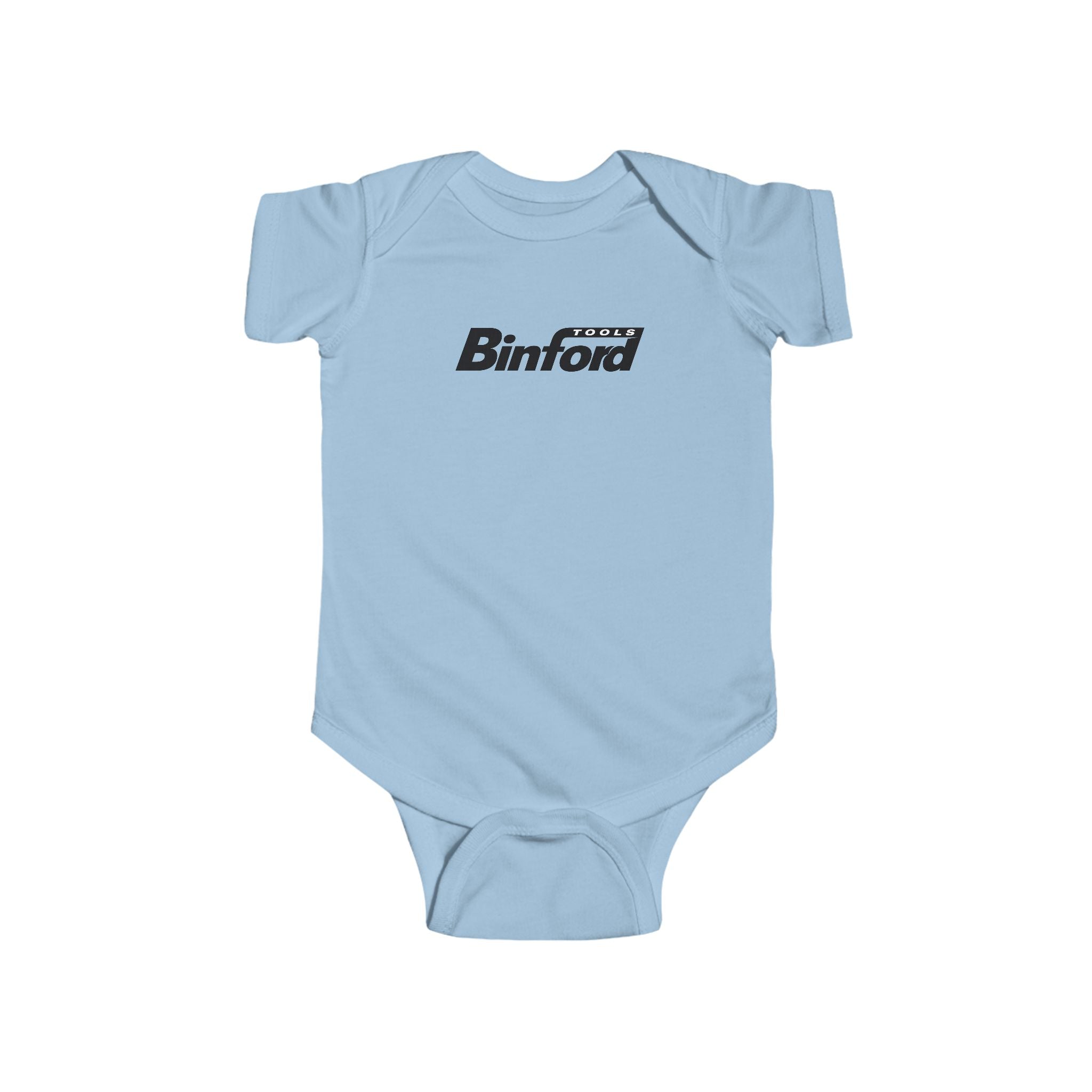 Binford Logo Infant Bodysuit — Retro Tool Brand Baby Onesie