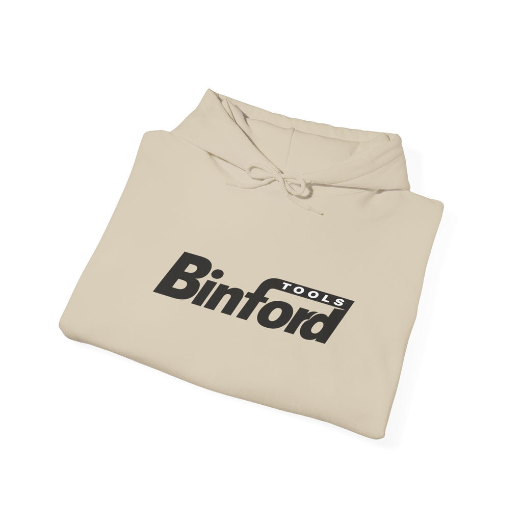 Binford Logo Hoodie — Retro Tool Shop Pullover