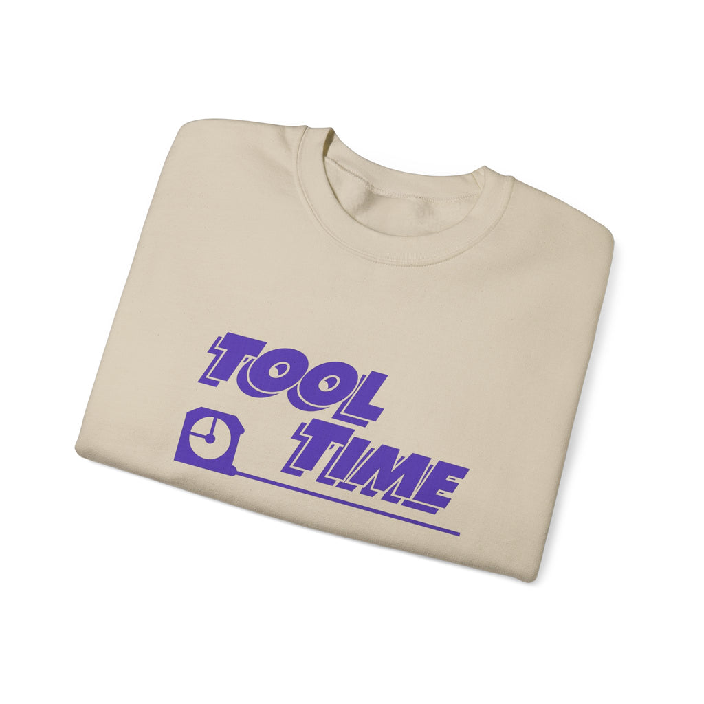 Tool Time Sweatshirt — Retro ‘Tool Time’ Graphic Crewneck