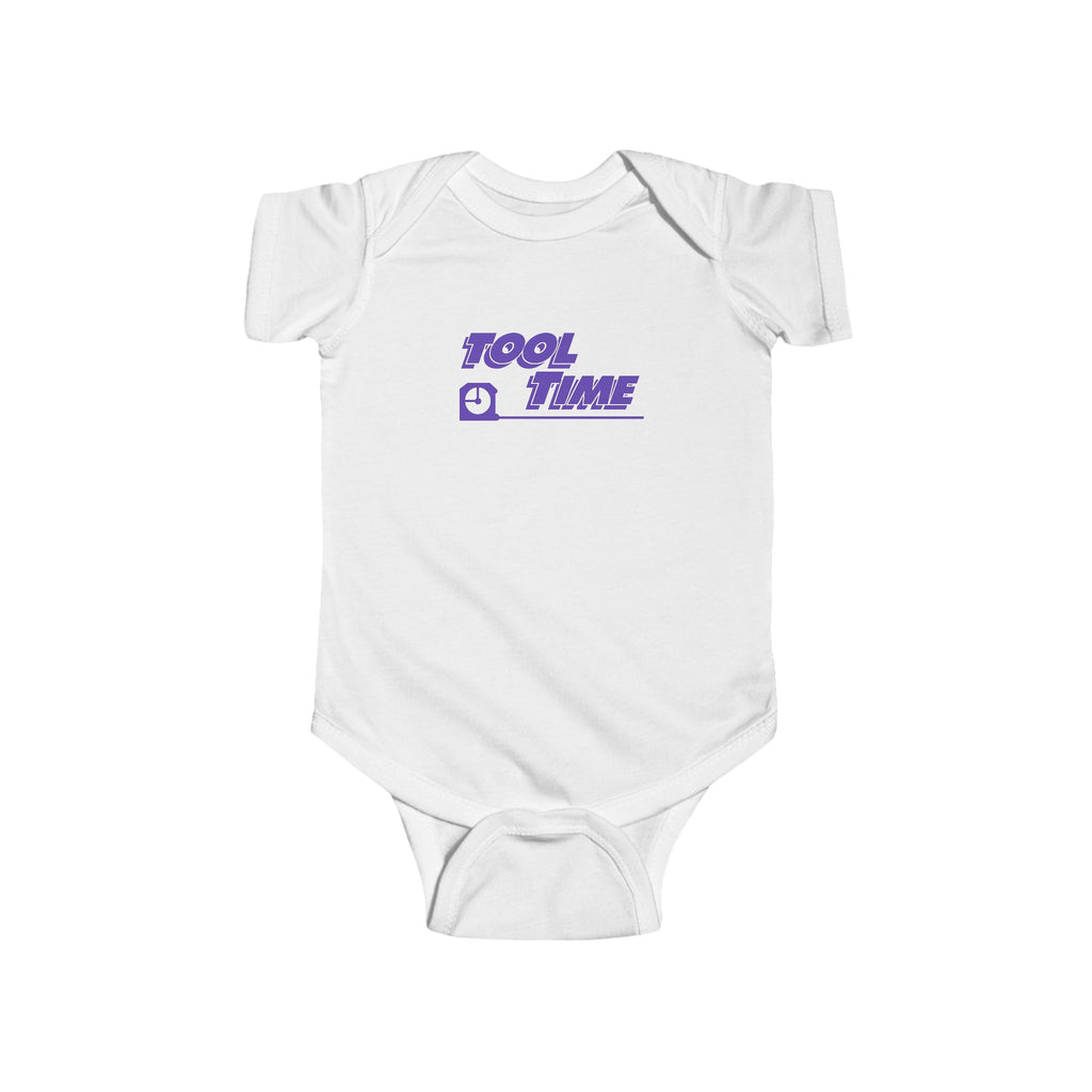 Infant Bodysuit — "Tool Time" Retro Graphic Baby One-Piece