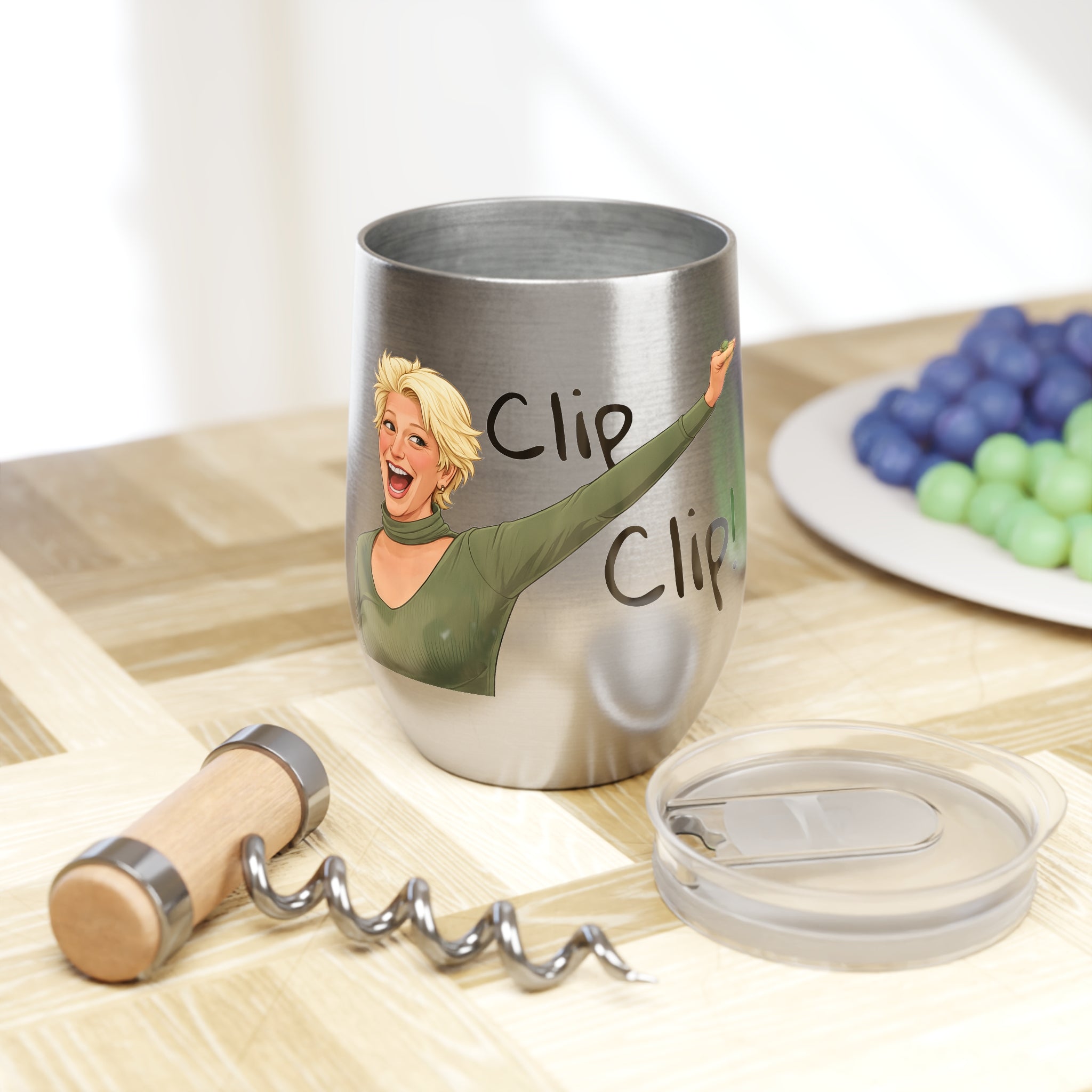 Chill Wine Tumbler - Clip Clip