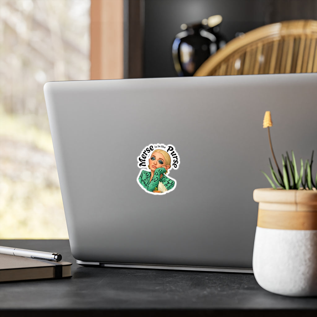 Vinyl Sticker — "Merse Is In The Purse" Fashion Sticker