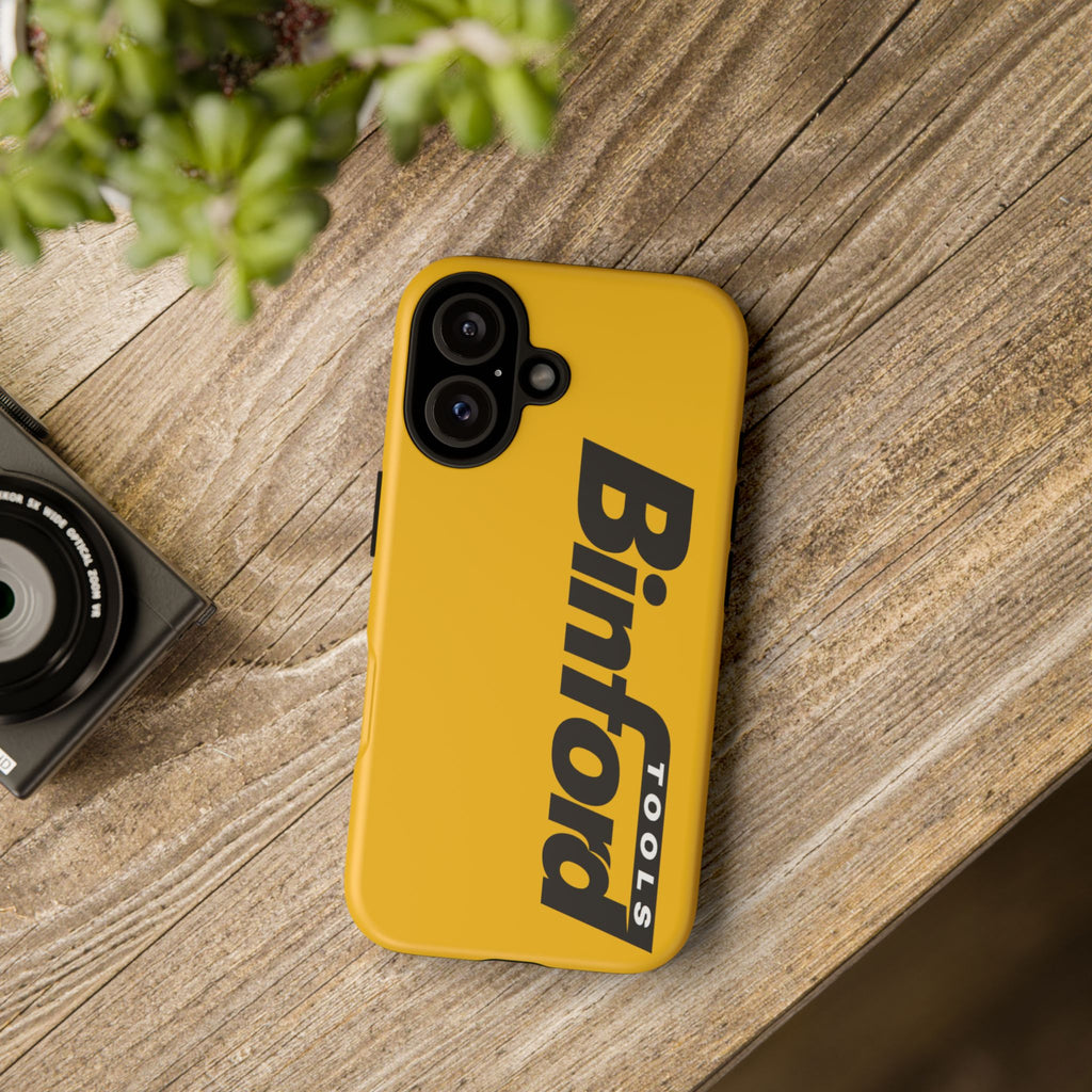 Phone Case — Yellow "Binford Tools" Tough Protective Case