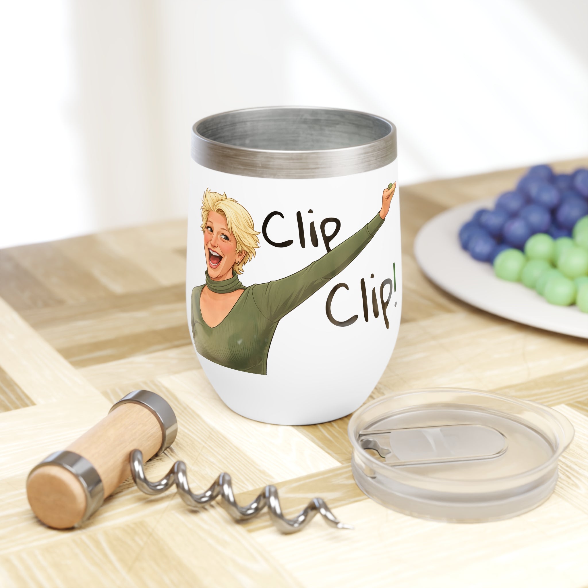 Chill Wine Tumbler - Clip Clip