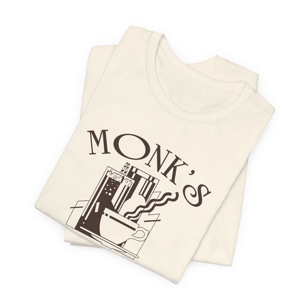 Monk's Cafe T‑Shirt — Vintage Coffee Shop Tee | Seinfeld