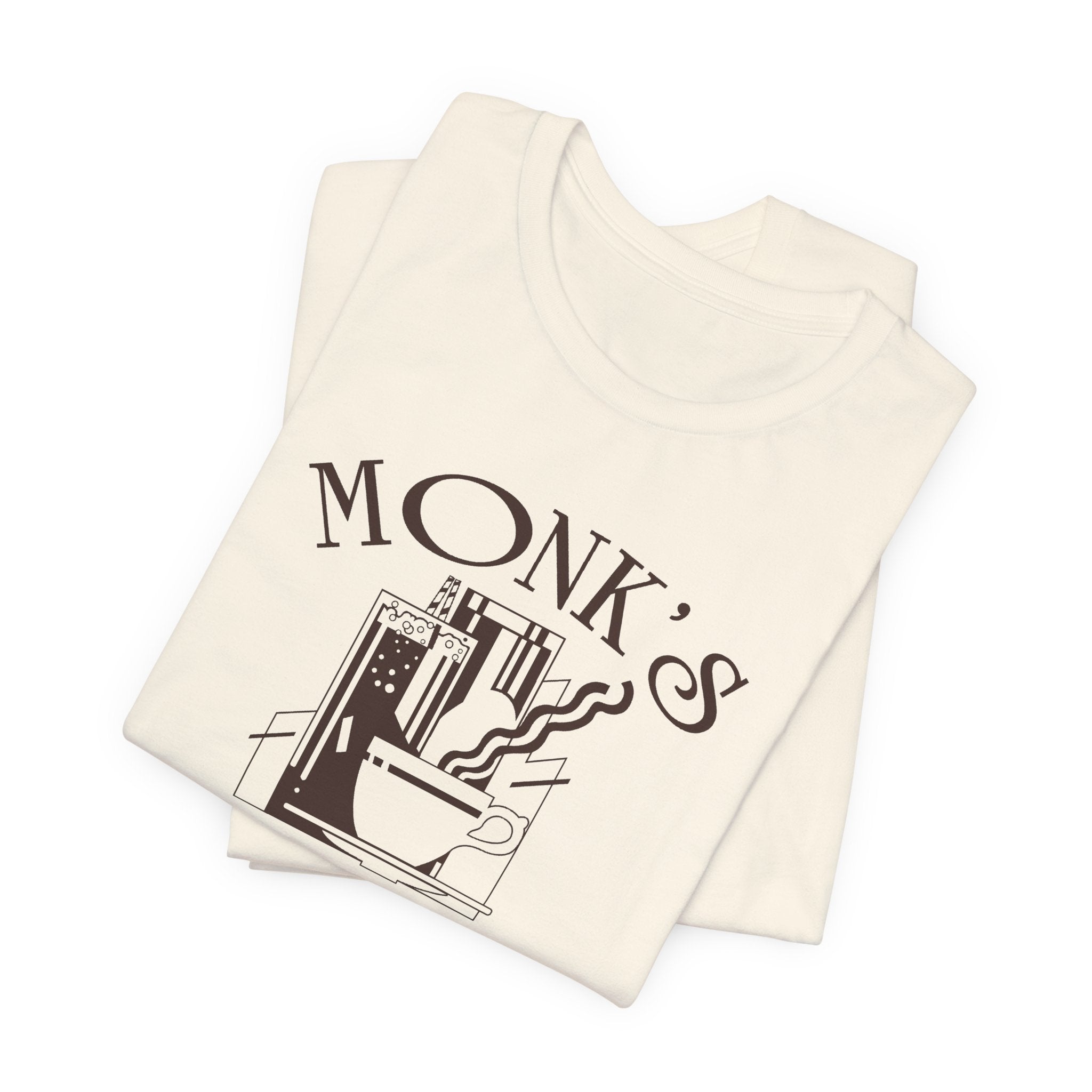 Monk's Cafe T‑Shirt — Vintage Coffee Shop Tee | Seinfeld
