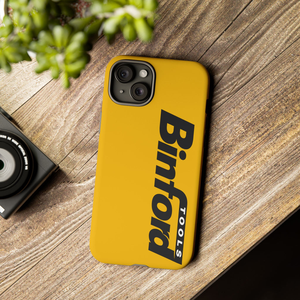 Phone Case — Yellow "Binford Tools" Tough Protective Case