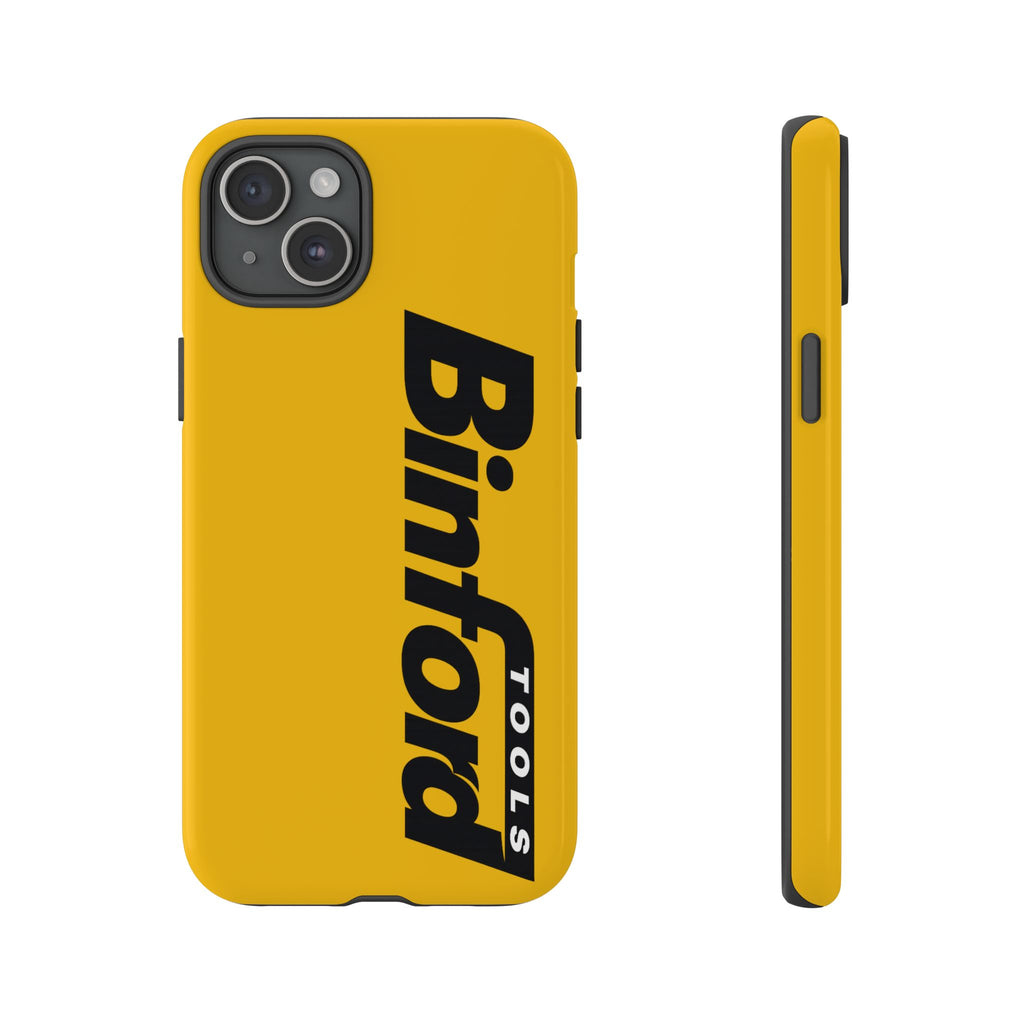 Phone Case — Yellow "Binford Tools" Tough Protective Case