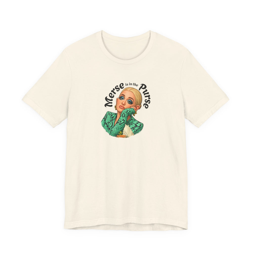 Retro Glam Tee — "Merse is in the Purse" Vintage Pinup Graphic Shirt