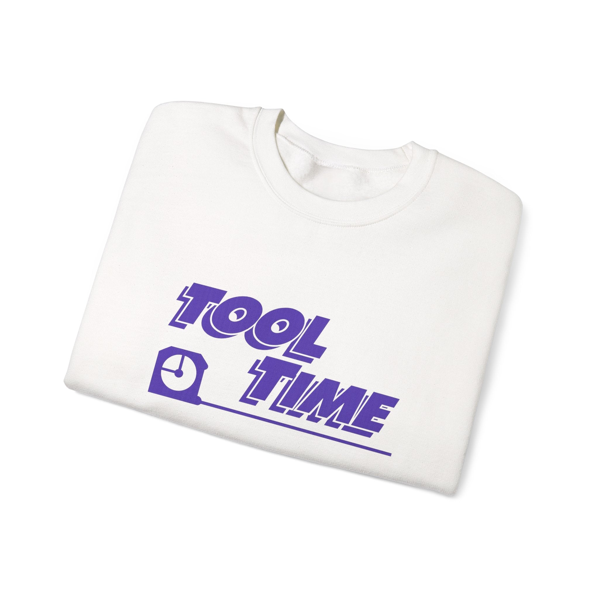 Tool Time Sweatshirt — Retro ‘Tool Time’ Graphic Crewneck