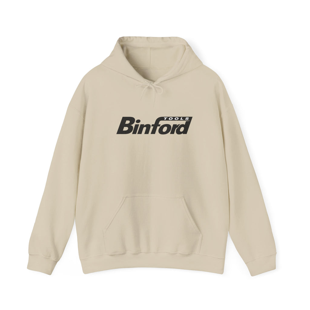Binford Logo Hoodie — Retro Tool Shop Pullover