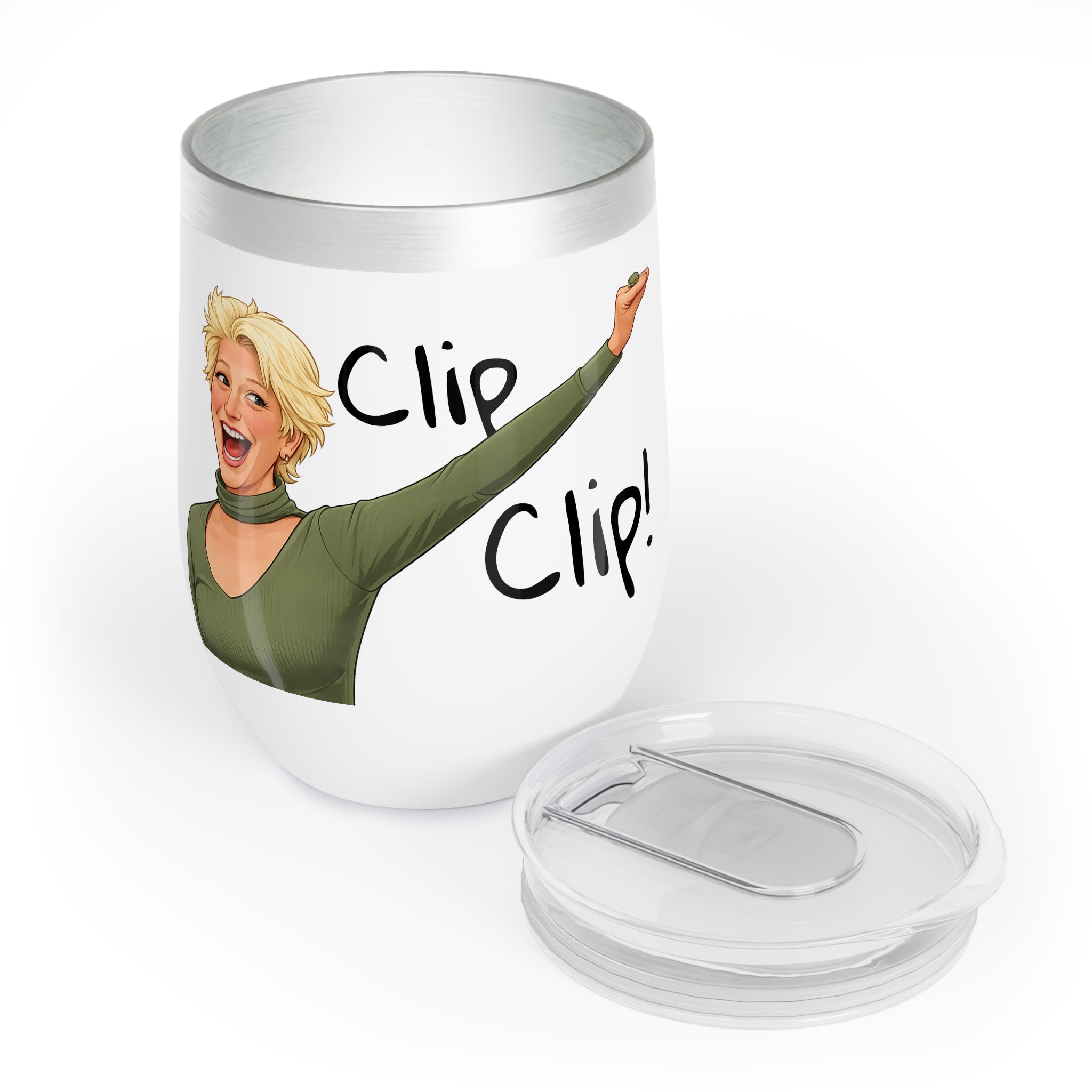 Chill Wine Tumbler - Clip Clip
