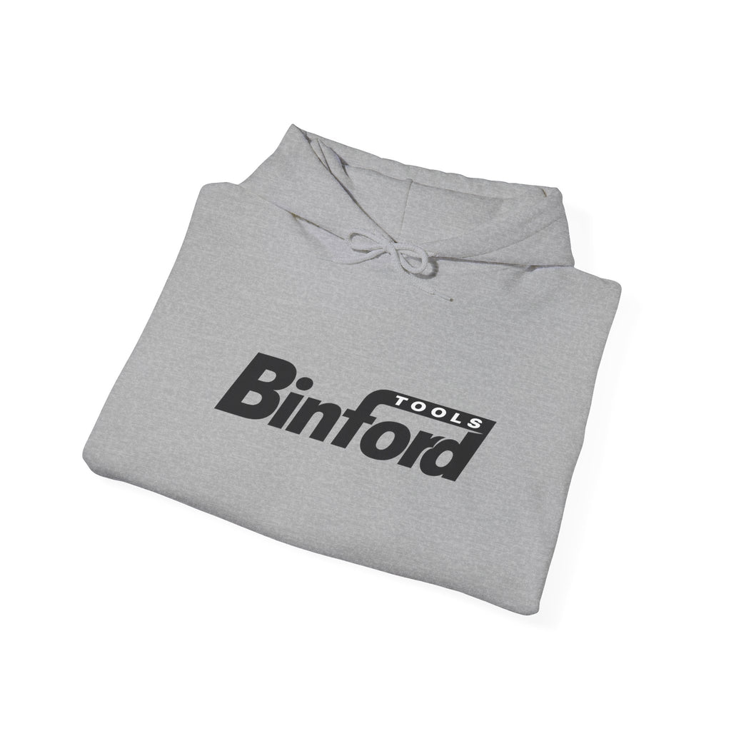 Binford Logo Hoodie — Retro Tool Shop Pullover