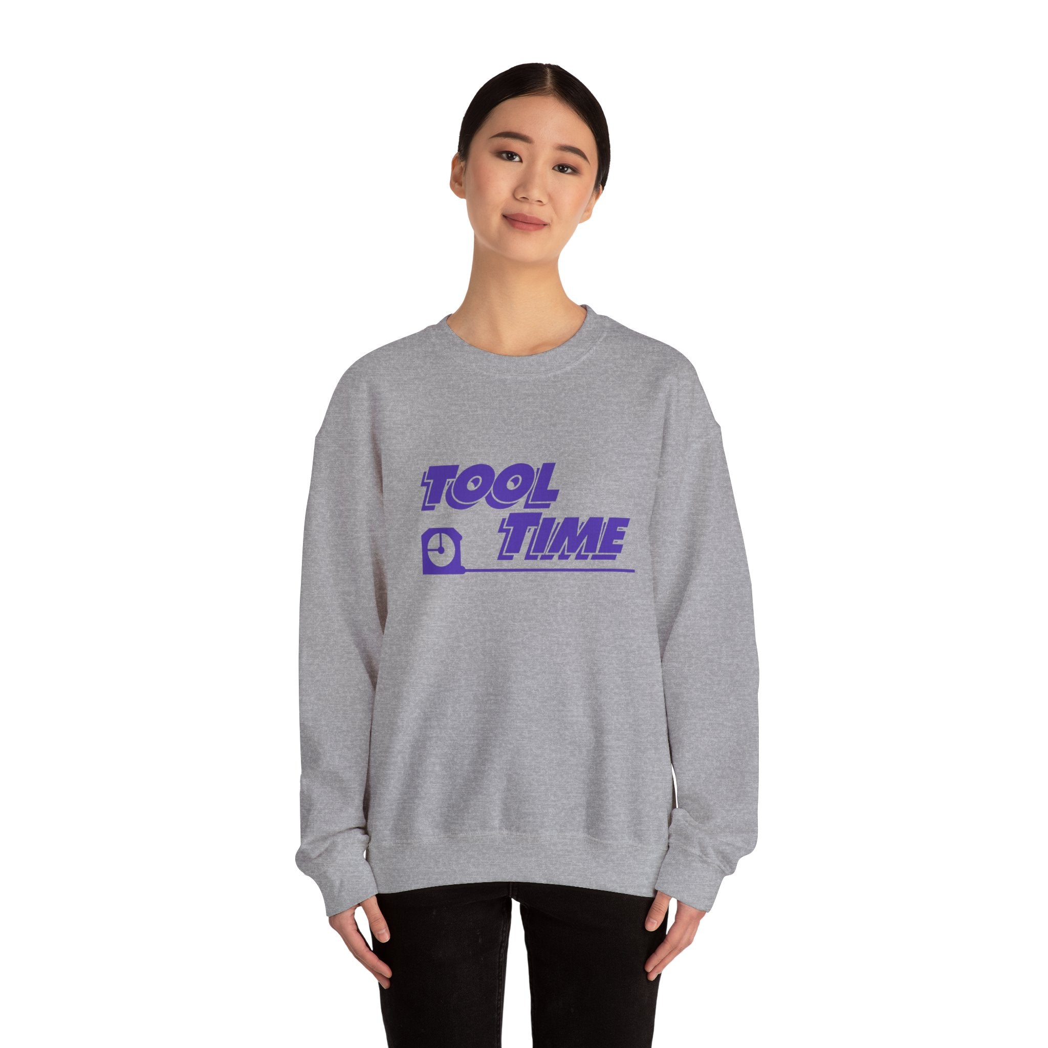 Tool Time Sweatshirt — Retro ‘Tool Time’ Graphic Crewneck
