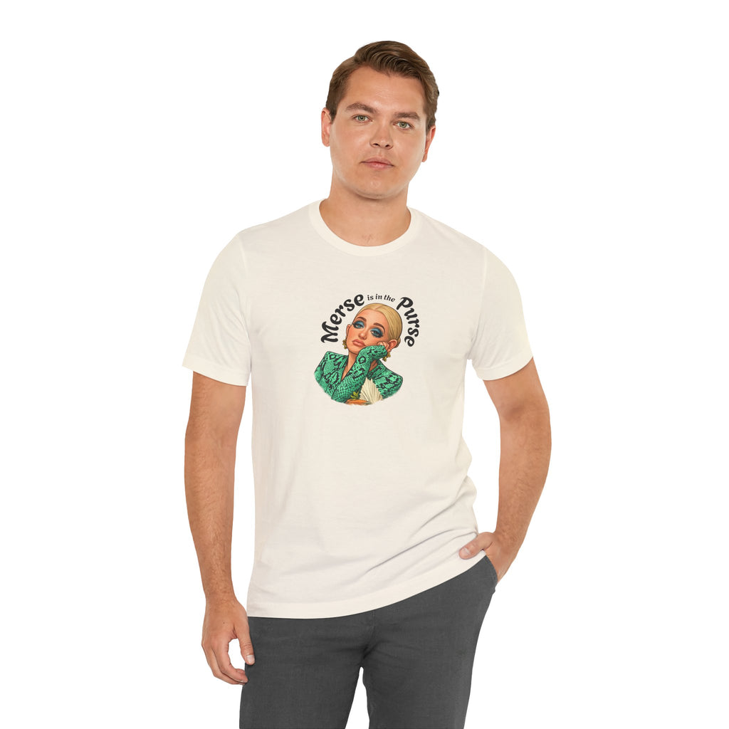 Retro Glam Tee — "Merse is in the Purse" Vintage Pinup Graphic Shirt