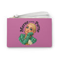 Clutch Bag — "Merse is in the Purse" Pink Fashion Wristlet