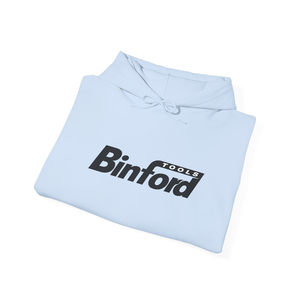 Binford Logo Hoodie — Retro Tool Shop Pullover