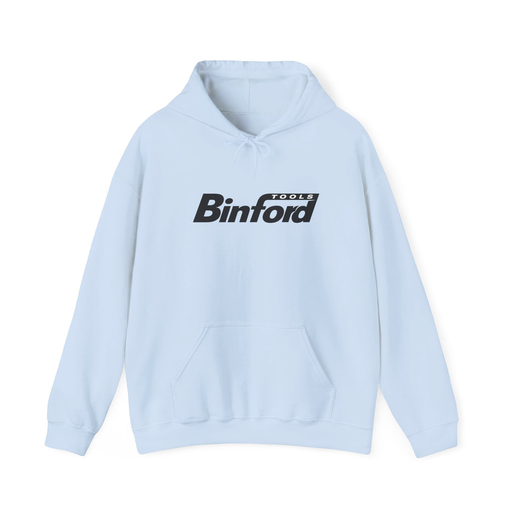 Binford Logo Hoodie — Retro Tool Shop Pullover