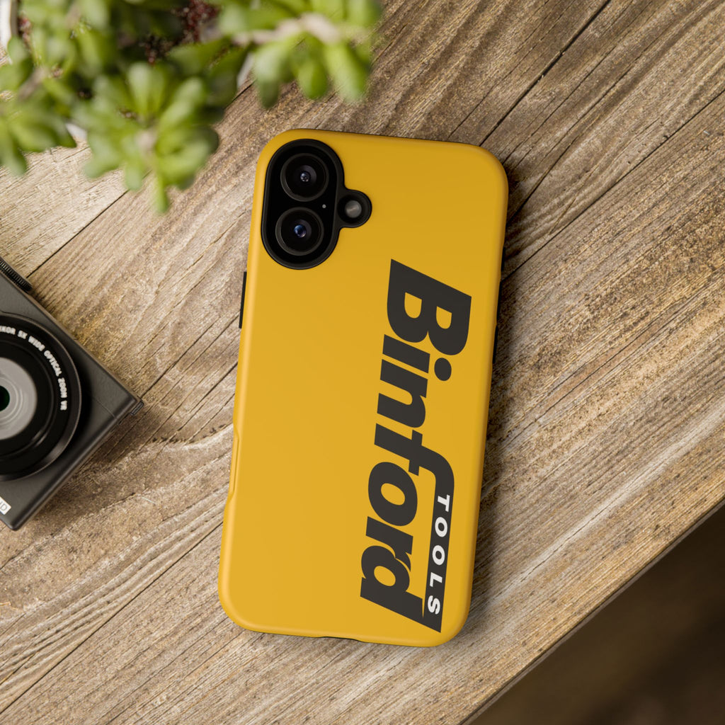 Phone Case — Yellow "Binford Tools" Tough Protective Case