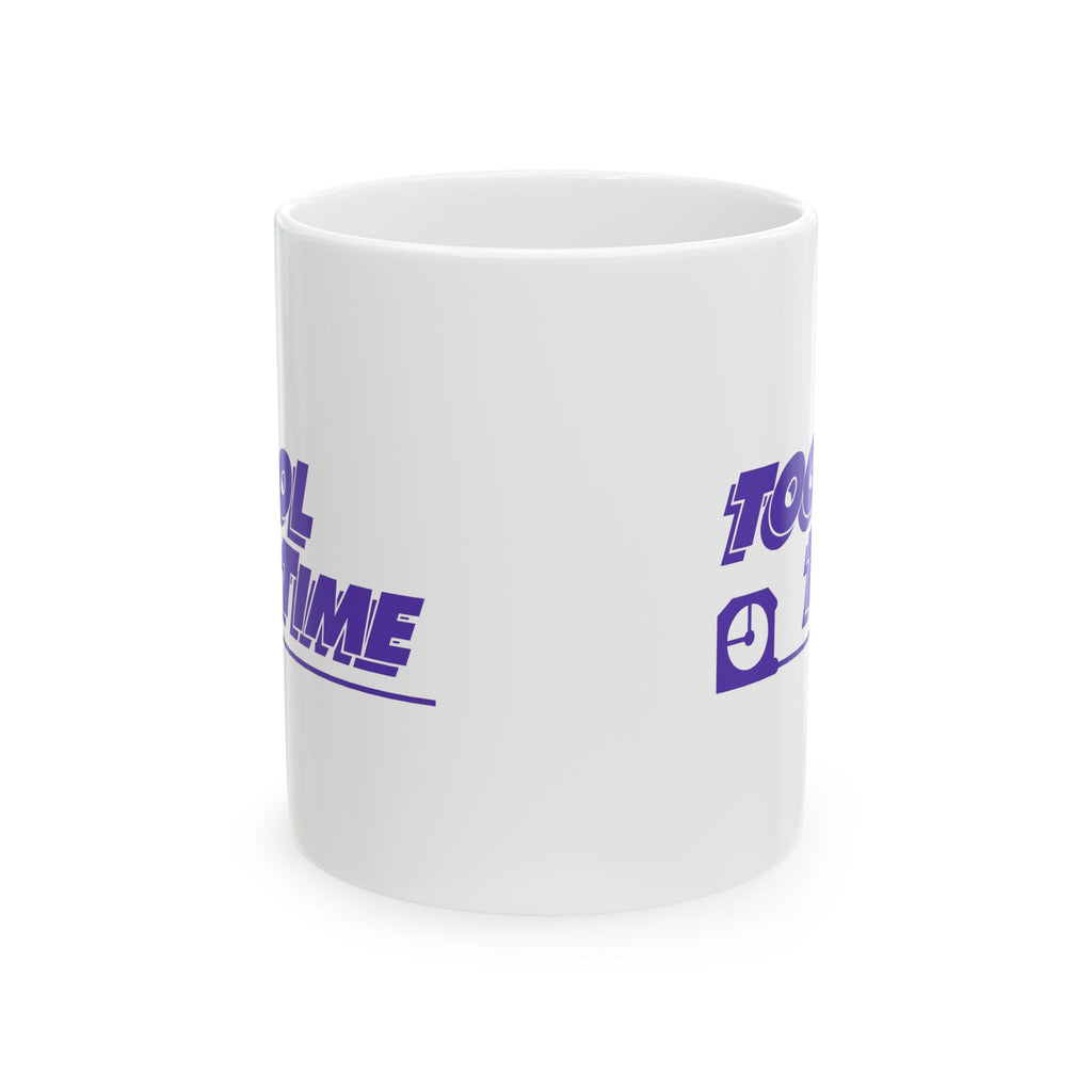 Coffee Mug — "Tool Time" Retro Logo Ceramic Cup (11oz, 15oz)