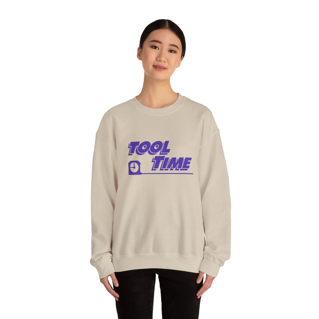 Tool Time Sweatshirt — Retro ‘Tool Time’ Graphic Crewneck