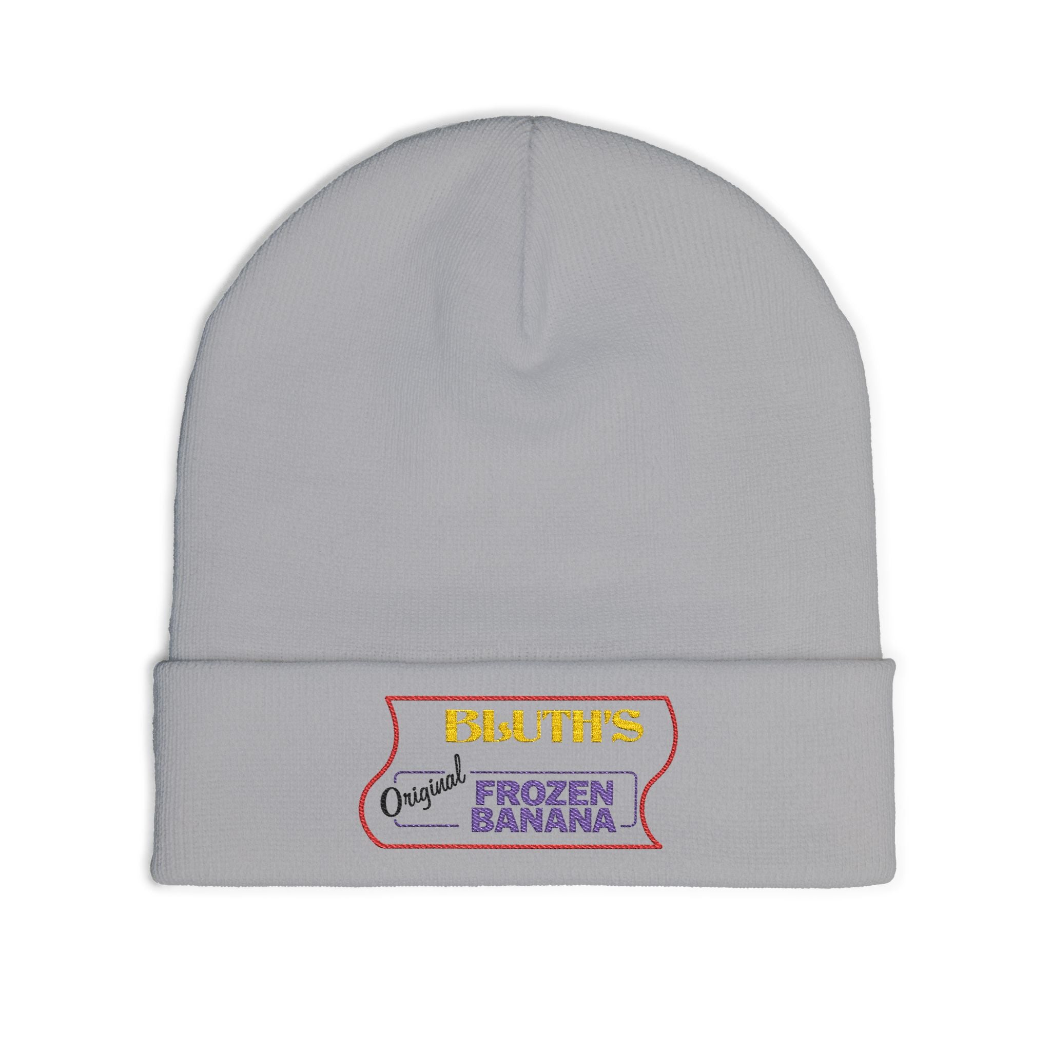 Embroidered 'Bluth's Original Frozen Banana' Knit Beanie