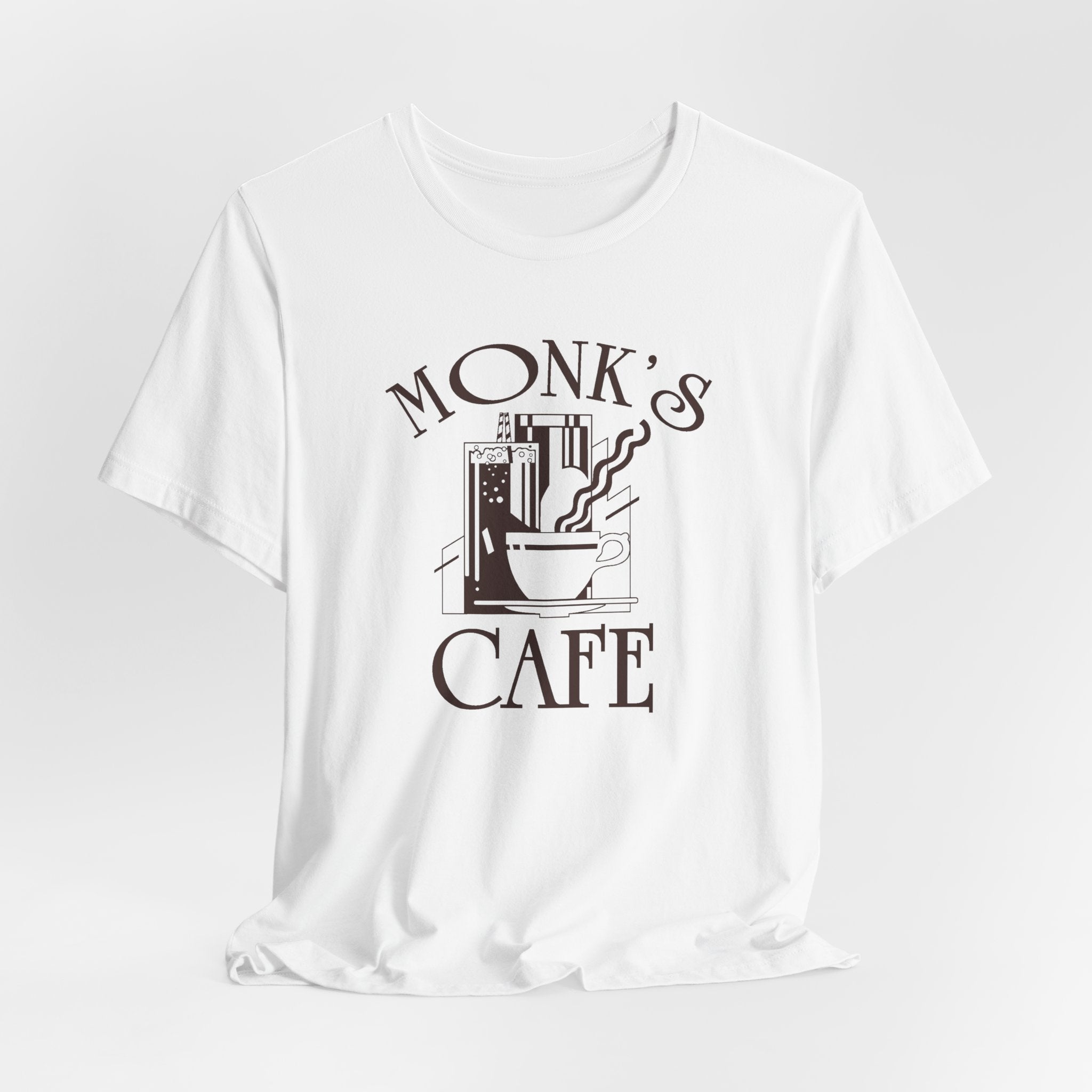 Monk's Cafe T‑Shirt — Vintage Coffee Shop Tee | Seinfeld