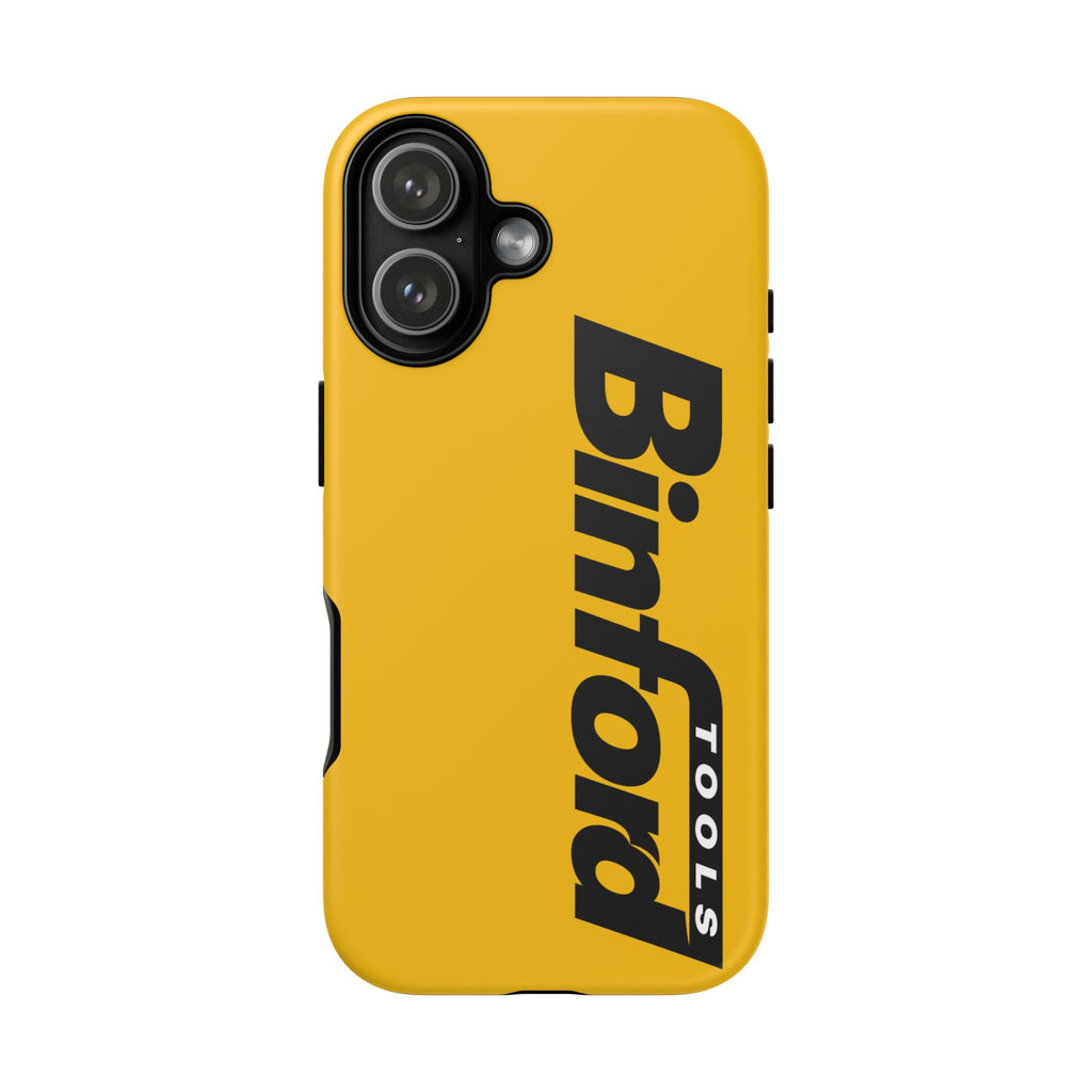 Phone Case — Yellow "Binford Tools" Tough Protective Case