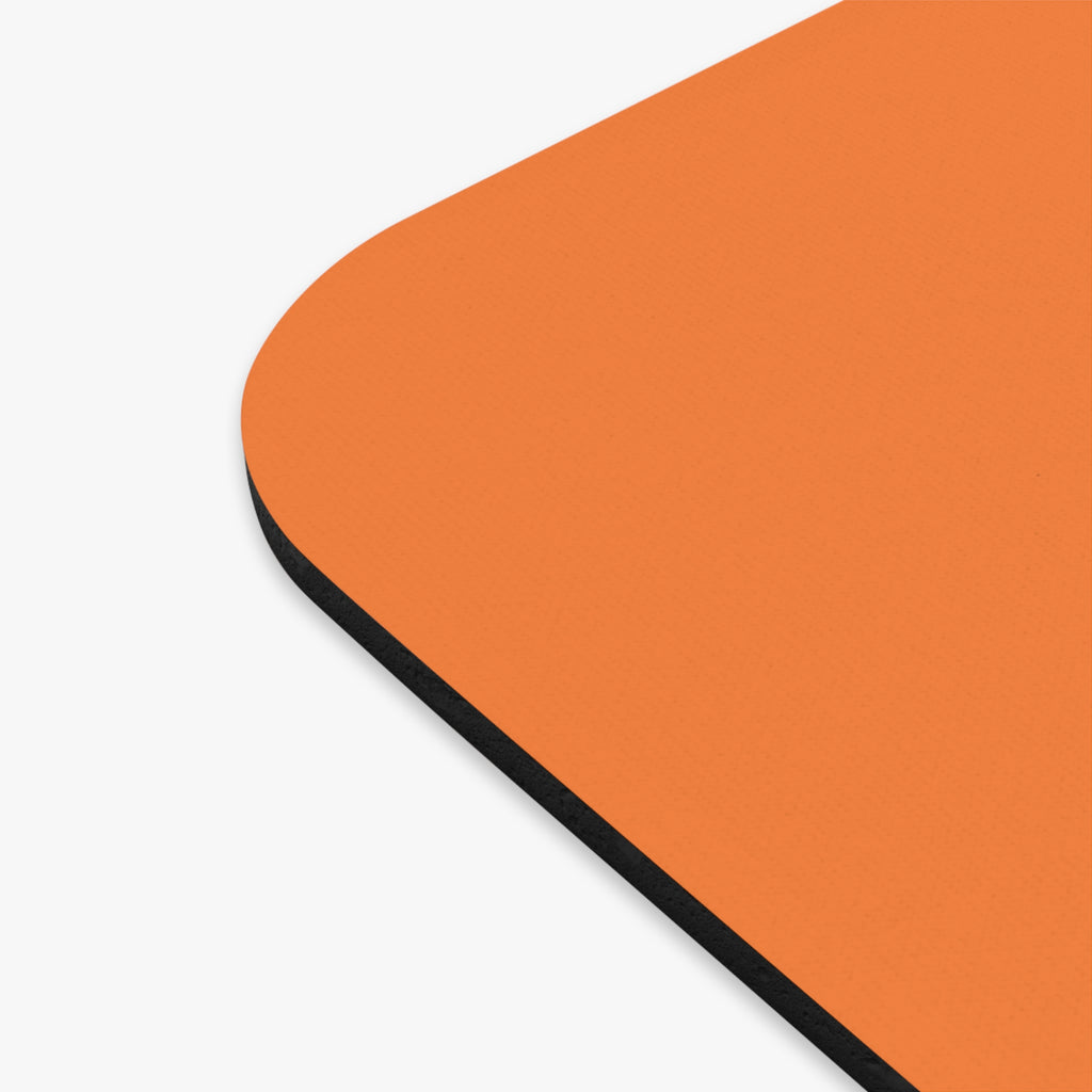 Binford Tools Logo Orange Rectangle Mouse Pad — Retro Workshop Desk Mat