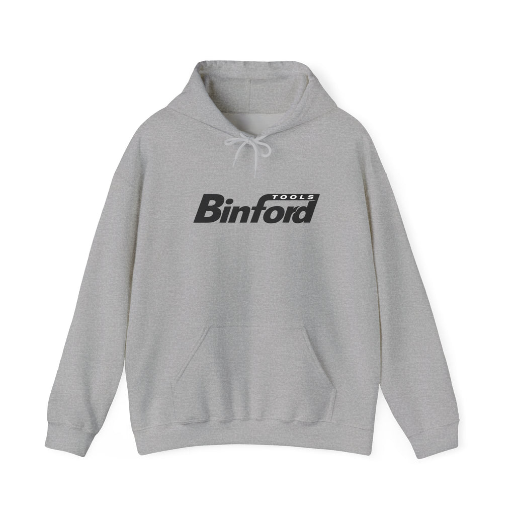 Binford Logo Hoodie — Retro Tool Shop Pullover