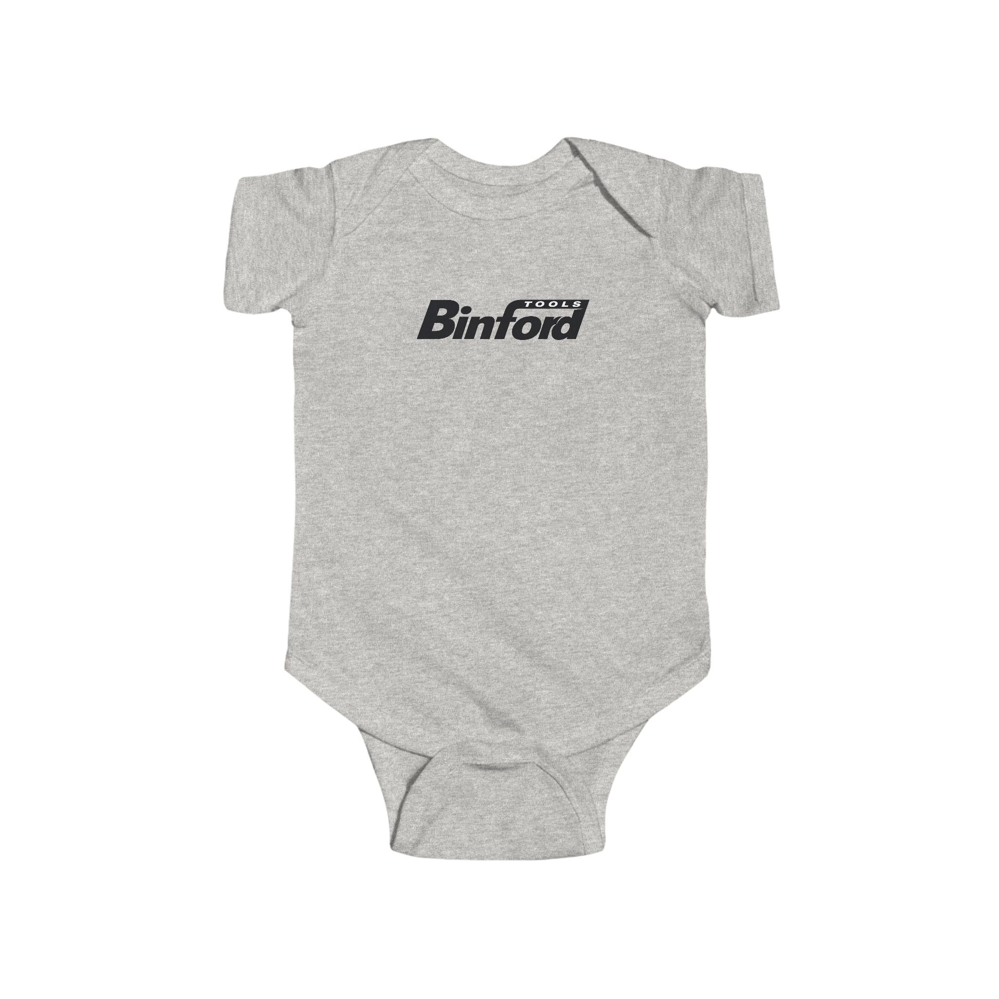 Binford Logo Infant Bodysuit — Retro Tool Brand Baby Onesie