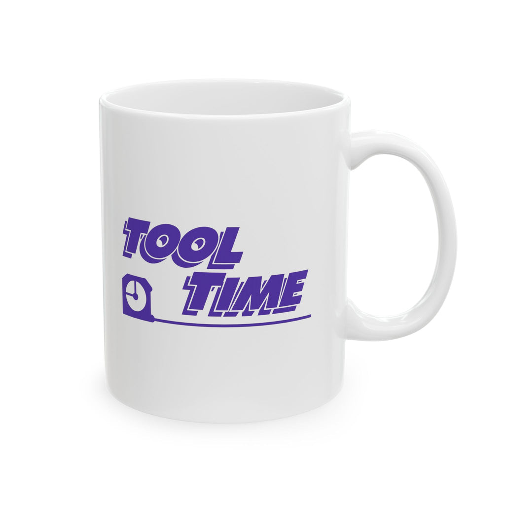 Coffee Mug — "Tool Time" Retro Logo Ceramic Cup (11oz, 15oz)