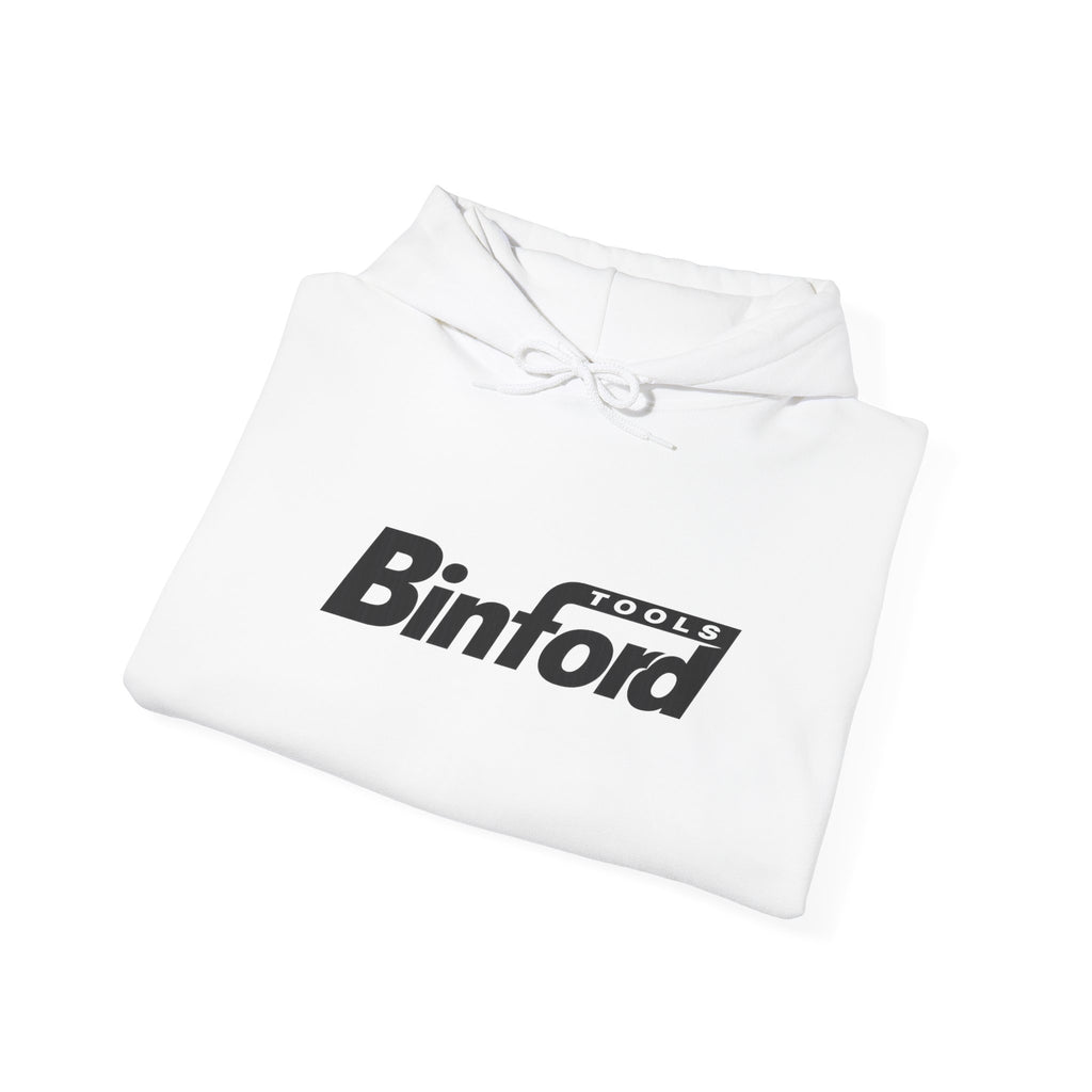 Binford Logo Hoodie — Retro Tool Shop Pullover