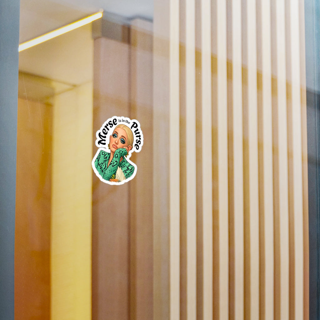 Vinyl Sticker — "Merse Is In The Purse" Fashion Sticker