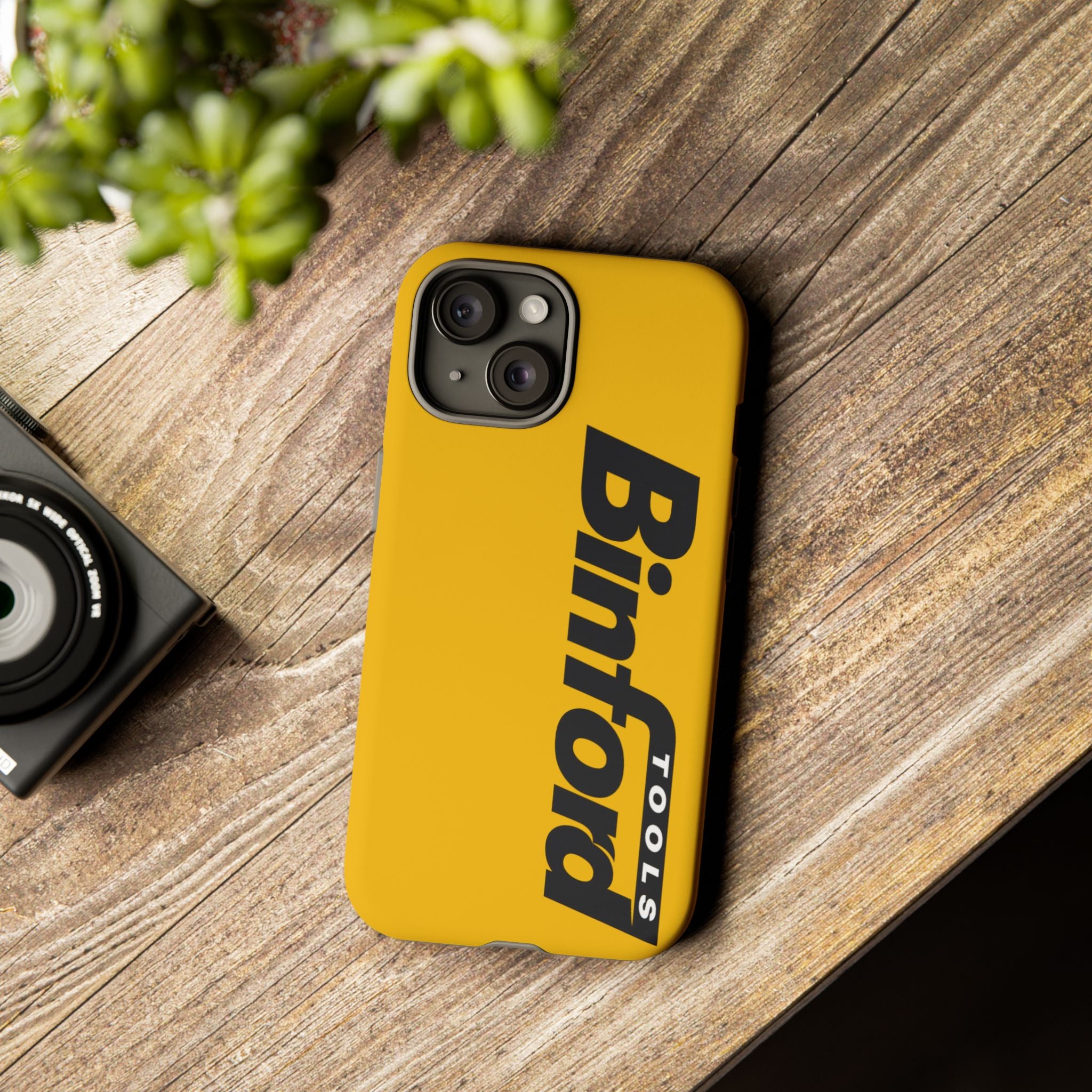 Phone Case — Yellow "Binford Tools" Tough Protective Case