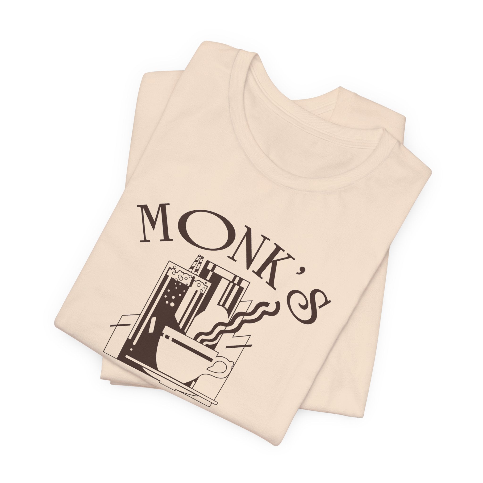 Monk's Cafe T‑Shirt — Vintage Coffee Shop Tee | Seinfeld