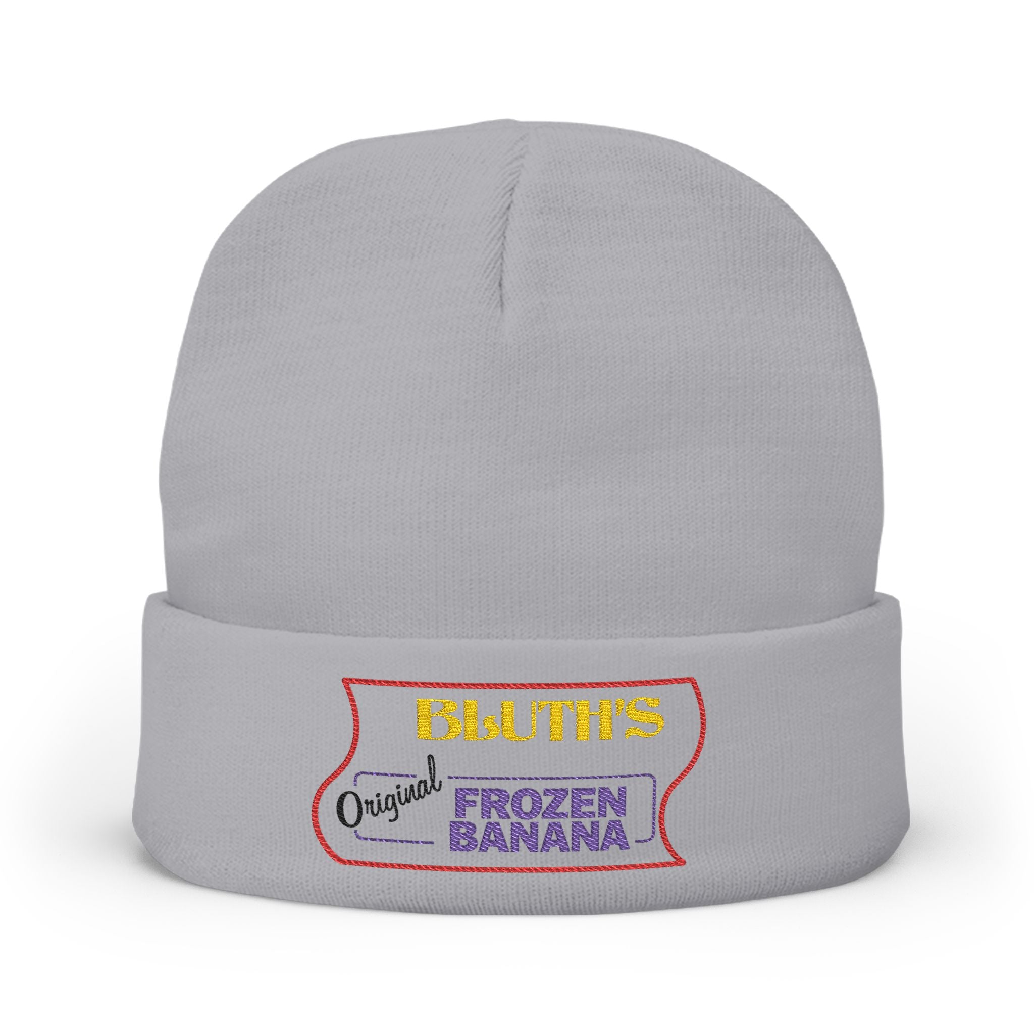 Embroidered 'Bluth's Original Frozen Banana' Knit Beanie